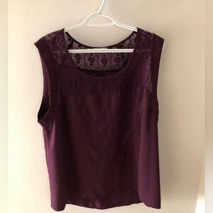 Women's Top - Burgundy (Ricki's) - XXL